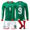 2026 México Casa Outono e Inverno Manga Longa Sem. 4 Camisa Alvarez Nº. Conjunto de Uniforme de Futebol Lozerno 22