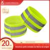 Pulseira refletiva multicolorida pulseira esportiva Velcro destacar pulseira reflexiva proteção de segurança de corrida noturna
