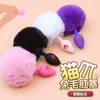 Zorro Conejo Cola Bola de Pelo Plug Anal Femenino Metal Plug Anal Expansión Anal SM Juguete Sexual Alternativo Productos Sexuales