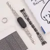 A Nova Série de Cores Starlight é Adequada para Pulseiras do Relógio Xiaomi Mi Band 8/9, Pulseiras de Relógio Inteligente com NFC de Aço Inoxidável Metálico