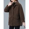 [Buke] Chaqueta de Cachemira Granulada Estilo Italiano Casual para Invierno 24 Hangzhou
