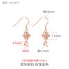 Pendientes de plata de ley 925, accesorios hechos a mano, con perla de jade, hebilla de seguridad, clip para la oreja, accesorios de bricolaje