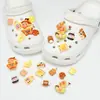 Pelúcia Estrela Gato KT Patinha Furo Fofo Acessórios para Sapatos Flores de Sapato DIY Macaron Coração Menina Fivela Decorativa para Sapato