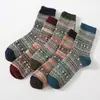 Meias de Inverno Femininas de Cano Médio Estilo Coreano Meias Longas Meias Grossas de Lã para Chão Meias Quentes Meias de Terry Outono e Inverno Meias Femininas