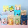 Bolsas de Dibujos Animados de Pie para Snacks, Bolsas Sellables con Cierre Zip para Productos Horneados, Dulces de Leche, Bolsas de Empaque para Pastel de Durazno al por Mayor