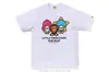 Camiseta de Manga Corta Holgada con Estampado de Letras Milo Estilo Nuevo Pe X Hellokitty25 para Hombre y Mujer 260g