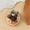 Ímã de Geladeira Estilo Floresta Canela Espécime de Planta Flor Seca Adesivo Magnético DIY Natal Souvenir de Compra em Grupo Corporativo Presente de Aniversário