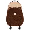 Blue Rain Original Soporte Lumbar para Reposacabezas de Coche Oso de Peluche Cojín para Asiento de Coche Almohada para el Cuello Cojín Creativo para el Interior del Coche