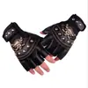 Guantes de Medio Dedo Calavera Fantasma Pirata para Hombres y Mujeres Ciclismo al Aire Libre Fitness Antideslizantes Guantes de Rendimiento para Deportes de Ciclismo