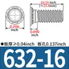 Tuercas Remachables Hechas en EE. UU. FH-256/440/632/832/0420/0518/0616-Tuercas Remachables