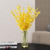 Jarrón de lujo sencillo y ligero de estilo europeo con adornos florales artificiales para sala de estar, comedor, TV, escritorio, accesorios para el hogar.
