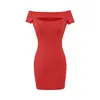 798- Vestido Saia Sexy Estilo Europeu para Mulheres, Um Ombro Só, Justo no Quadril, Nova Coleção Primavera/Verão 2026, Afinando a Cintura