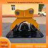 Zhongkai Supply Compactador vibratório hidráulico Proteção de declive de construção Compactador vibratório inclinado Compactador vibratório de escavadeira Compactador vibratório
