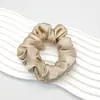 Scrunchie de Seda C 19 Momme 100% Seda de Amora Alta Elasticidade 3,5cm Cuidado Capilar Francês Estilo Ins Elástico de Cabelo Frete Grátis
