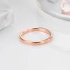 Moda Coreana Anel de Aço Titânio Fosco Ouro Rosa Personalizado Simples Anel de Aço Inoxidável Nova Celebridade da Internet Venda Quente Transfronteiriça