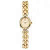 Mia Myar Estilo Vintage Oval Retro Simple Antiguo Exquisito Compacto Reloj de Mujer Elegante Reloj para Dama