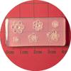 Accesorios para Arte de Uñas Molde de Silicona para Uñas DIY Hecho a Mano Popular Flor de Cinco Pétalos Flor Blanca Pequeña Rosa Crisantemo Ins Estilo Caliente