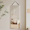 Espelho Pendurado com Alça, Espelho de Corpo Inteiro para Porta, Hall de Entrada, Espelho de Vestir, Montado na Parede para Casa, Quarto, Dormitório, Espelho de Prova Montado na Parede