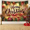 Tapeçaria festiva de Natal pôster de decoração de Natal banner de decoração de festa de Feliz Natal tecido de fundo