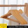Cabide de Madeira Sólida Liso Suporte de Roupas de Madeira Rack de Suspensão de Roupas para Casa Loja de Roupas Suporte para Roupas Cabide de Madeira Antiderrapante para Pendurar Roupas