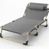 Cama plegable individual para descanso al mediodía, siesta en la oficina, cama de hospital, portátil, militar, persona perezosa, silla reclinable simple de doble uso