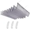 Toldo vela retráctil tipo ola, tela impermeable para toldos de pérgola, toldo de tela Oxford de poliéster para cenador exterior