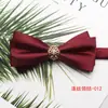 Lugar venta al por mayor corbata de moño roja para novio corbata vestido boda padrino corbata de moño traje banquete corbata de moño