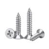 Tornillos autorroscantes de cabeza avellanada KA tornillos estrella acero inoxidable avellanado autorroscante cabeza plana acero inoxidable 304 autorroscante 7991