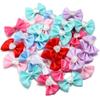 Pérola Imitada de Poliéster Coração de Pêssego Laço de Cintura Feito à Mão DIY Roupa Brinquedo Bolsa Grampo de Cabelo Tiara Acessórios de Joalheria
