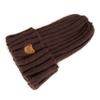 Gorro de punto con bordado de oso para niños, gorro de lana cálido de color liso, sencillo y bonito, para bebés y hombres, a la moda, para niños y niñas