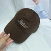 Gorra de béisbol suave con bordado de letras para mujer, de otoño, moderna, combinable con todo, ideal para viajes en pareja, con protección solar