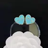 Pendientes de alta calidad para todo tipo de atuendos, pendientes de moda para hombres y mujeres, letras de pedrería, todo a juego, pasador de plata s925, accesorios de aleación