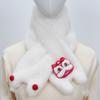 Bufanda Bufanda Popular de Invierno 2024 para Mujer Estilo Coreano Versátil Invierno Elegante Moda Protección para el Cuello Lindo Felpa de Piel