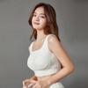 Camisola de Estilo Salvaje de Lana de Cordero de Felpa con Almohadillas de Sujetador Integradas, Cálida y Versátil, Se Puede Usar como Ropa Exterior, Estilo Puro y Atractivo para Mujeres