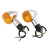 Luz retro modificada para motocicleta GN125 luz de comando nueva luz de giro Harley American Prince luz de giro tipo bala