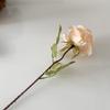 High-end francês retro flor artificial artificial rosa seca queimada flor de seda sala de estar sala de TV decoração arranjo de flores decorativas atacado