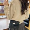 Bolso de mujer, novedad de 2024, bandolera pequeña con cadena de mariposa bordada con diamantes, bolso informal pequeño.
