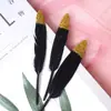 24 Estilos Pluma Negra DIY Ropa Accesorios para el Cabello Adornos para la Cabeza Accesorios para Fotografía de Bodas Materiales Hechos a Mano