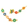 Accesorios diy de Oro vietnamita de larga data cadena geométrica de mariposa Color insaturado Mariposa Flor de Amor cadena para suéter