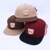Gorra de béisbol para niños de comercio exterior, gorra de béisbol con diseño de oso de dibujos animados a juego, gorra de hip-hop plana de Corea del Sur, gorra de hip-hop, gorra para el sol transfronteriza