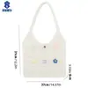 Bolsa de Palha Amazon Transfronteiriça Bolsa de Praia Novo Estilo Pequena Floral de Verão Bolsa Tote de Grande Capacidade Bolsa para o Dia a Dia