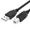Línea de impresora USB de cobre puro 1.5 metros 3 metros 5 metros computadora alargada impresora negro cuadrado línea de datos de impresora