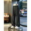 Pantalones Rayados de Estilo Old Money de Lujo Ligero para Hombre Verano Nuevos de Alta Gama Versátiles Relajados con Botones Pantalones Casuales