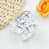 Novos Anéis de Guardanapo Geométricos de Flor de Metal para Joias Transfronteiriças Fabricante de Anéis de Guardanapo Venda por Atacado