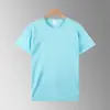 Camiseta de Verano Nueva de Color Sólido de Manga Corta Unisex Moderna Casual Versátil de Media Manga para Hombre Malla Secado Rápido Camiseta Deportiva