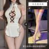 Lencería Sexy, Disfraz de Doncella Dulce, Pechos y Glúteos Tentadores Expuestos, Uniforme de Lujuria Pura, No Necesita Quitarse en Traje de Cama 1350