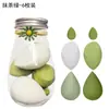 Conjunto de Esponjas de Maquiagem Ultra Macias Mais Vendido Transfronteiriço em Frasco, 6 Peças, Dupla Utilização para Aplicação Seca e Úmida, Ferramentas de Maquiagem Puff Cushion, Esponjas de Maquiagem