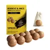 Píldoras Repelentes de Ratas Moonspry Fórmula con Aceite Esencial de Origen Vegetal Adecuado para Motores de Automóviles, Cocinas, Almacenes y Protección Multiescenario