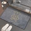 Tapete de chão de lama de diatomáceas macias de secagem rápida Tapete de chão absorvente para porta de banheiro doméstico Desenho animado Tide Marca Bear Tapete antiderrapante para pés de banheiro