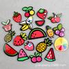 Parche acrílico de piña cereza fresa accesorios para el cabello DIY clip de borde broche material para refrigerador serie de frutas DIY